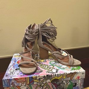 Jeffrey Campbell Despina Sandal in Taupe